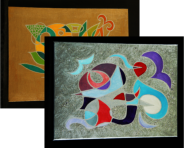 West End & Dancing Through The Hard Symbol Painting