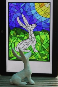 A Nara Looking At The Sun