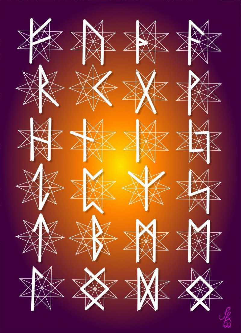 Runes & The 8 Pointed Star