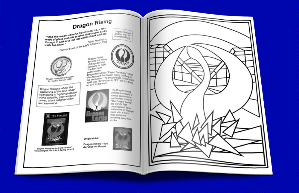 Art Solutions Colouring Book Open Page