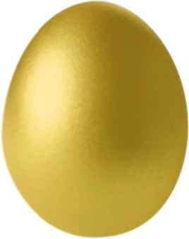 Golden egg bright