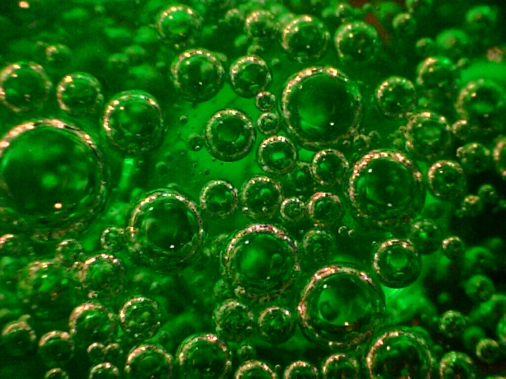 Green Bubbles Photos by Silvia Hartmann