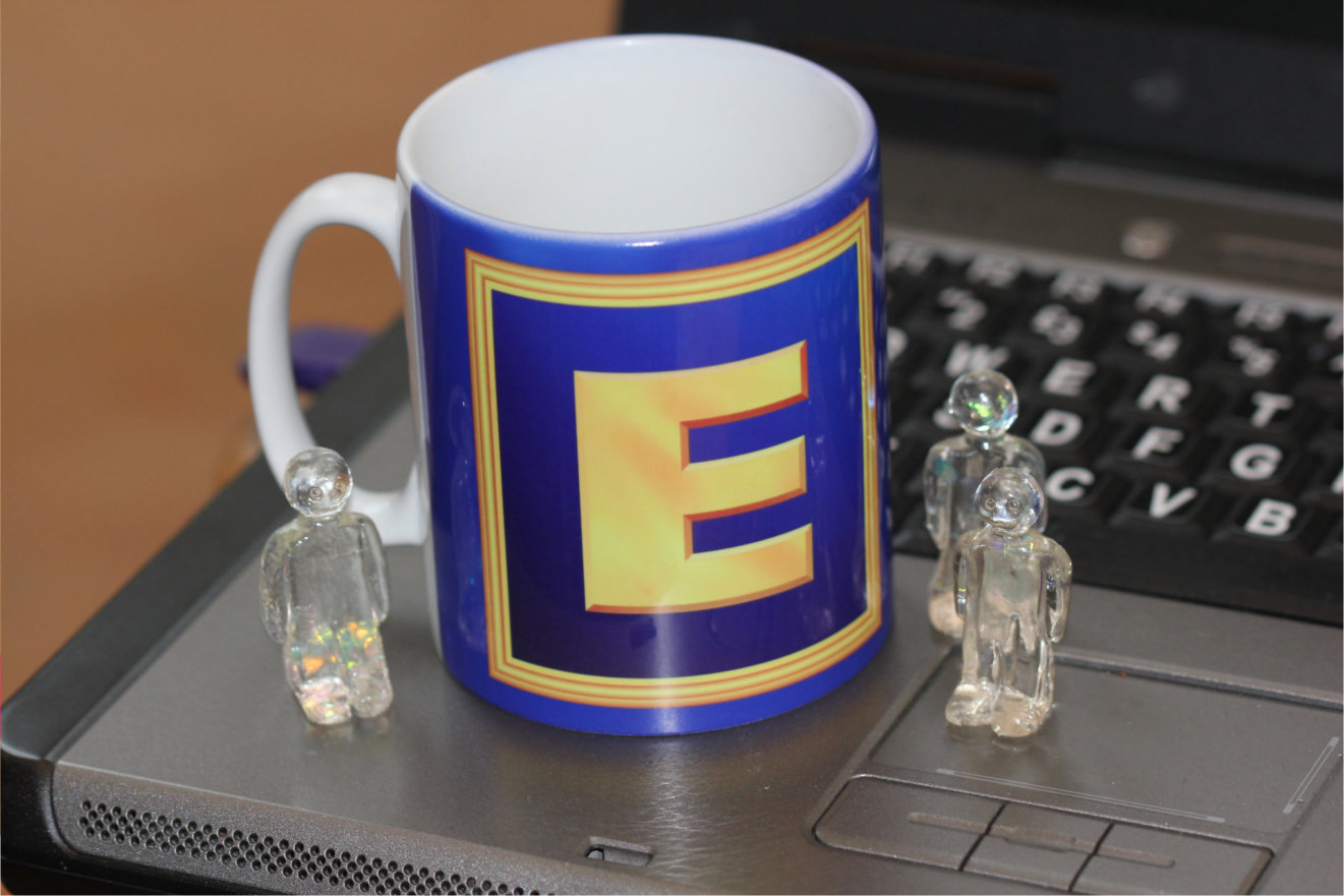 Mens with the E logo coffee mug