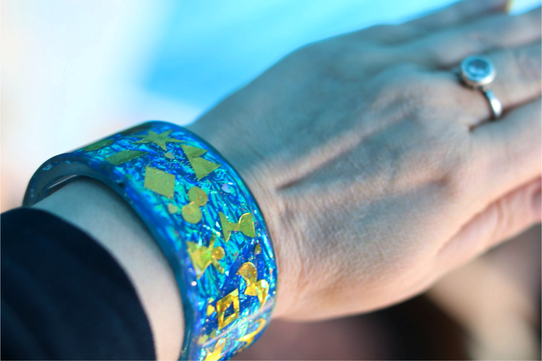 Energy Symbols bracelet on arm