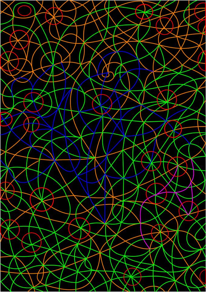 Life Lines Neon Lines - Guide lines in different colours
