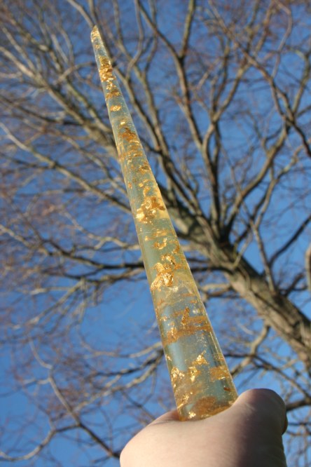 Magic Wand with Gold Leaf