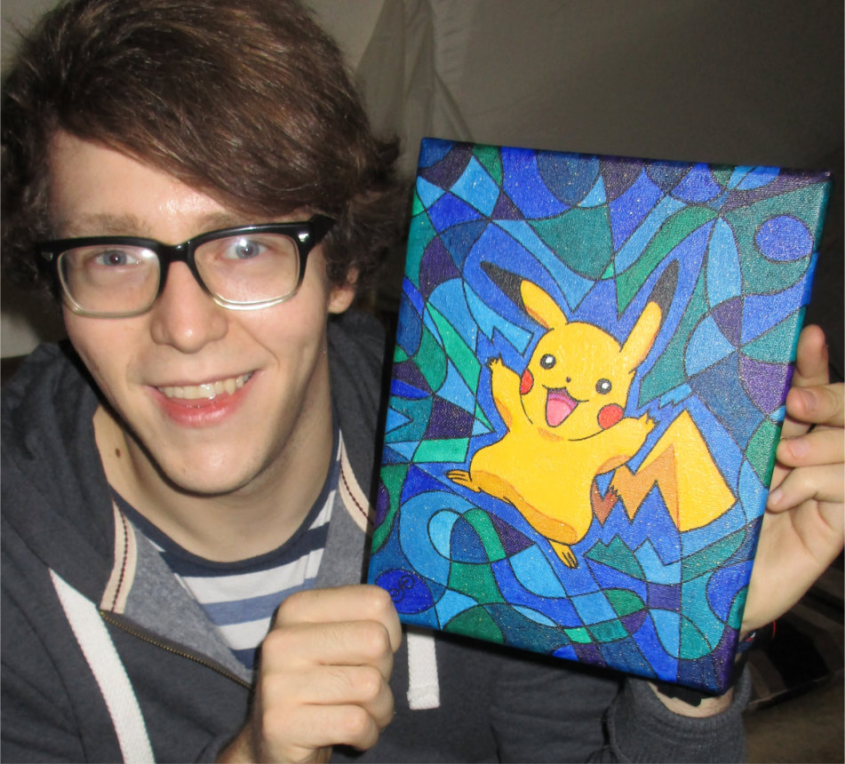 Pikachu Painting & Stephen Kent