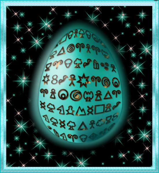 Genius symbol space egg by StarFields