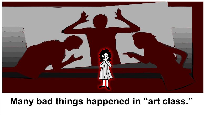 Bad things happened in art class