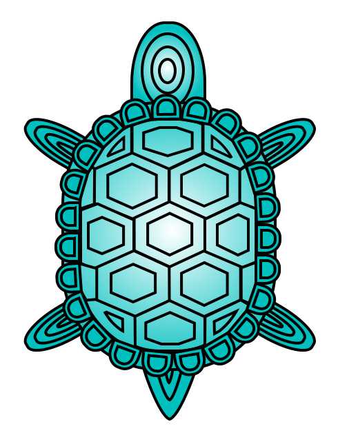 Vector Tortoise Preview Image Picture
